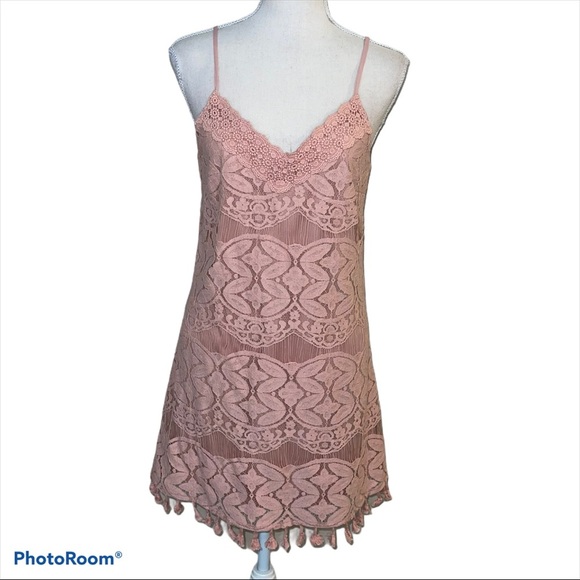 SPEECHLESS Pink Spaghetti Strap Mini A-Line Dress - Picture 3 of 9
